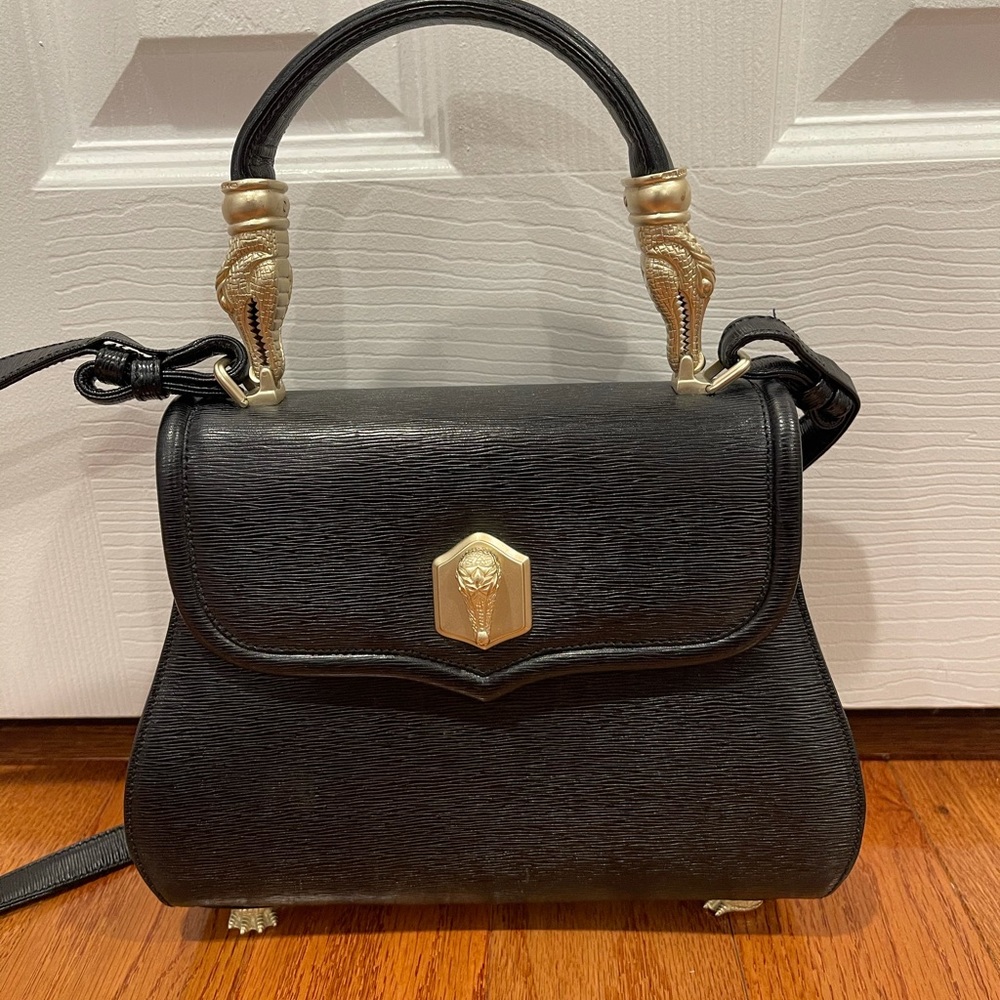 Barry Kieselstein-Cord Black Leather Crossbody Bag